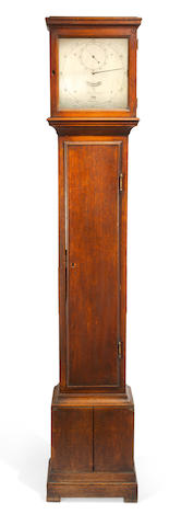 Appraisal: A fine mid th century oak floorstanding regulator of one