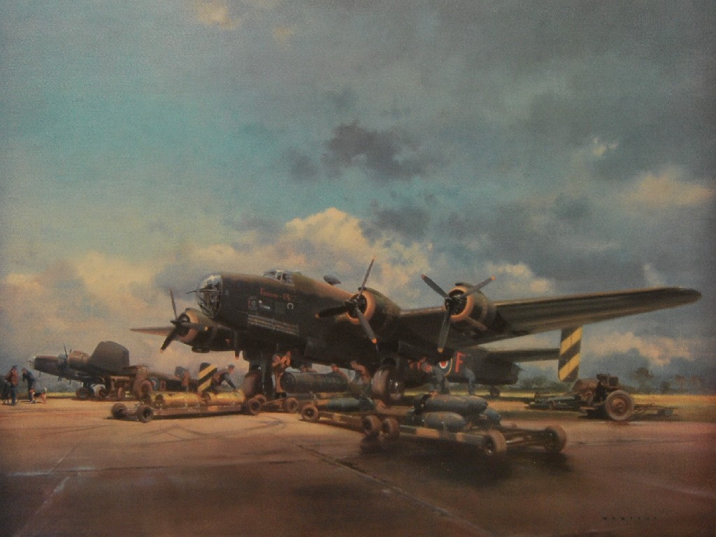 Appraisal: After Frank Wootton - 'Halifax Friday th bombing up' ltd