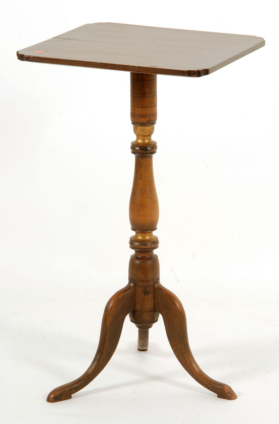 Appraisal: ANTIQUE AMERICAN QUEEN ANNE CANDLESTAND New England Second Half of