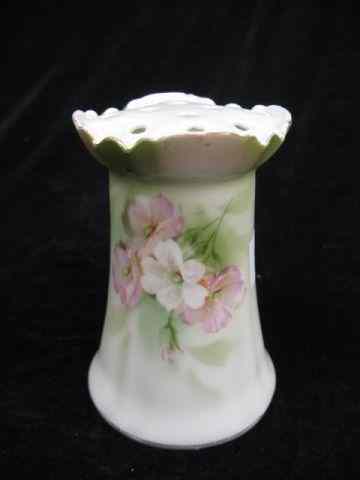 Appraisal: R S Germany Porcelain Hat Pin Holder floral '' excellent