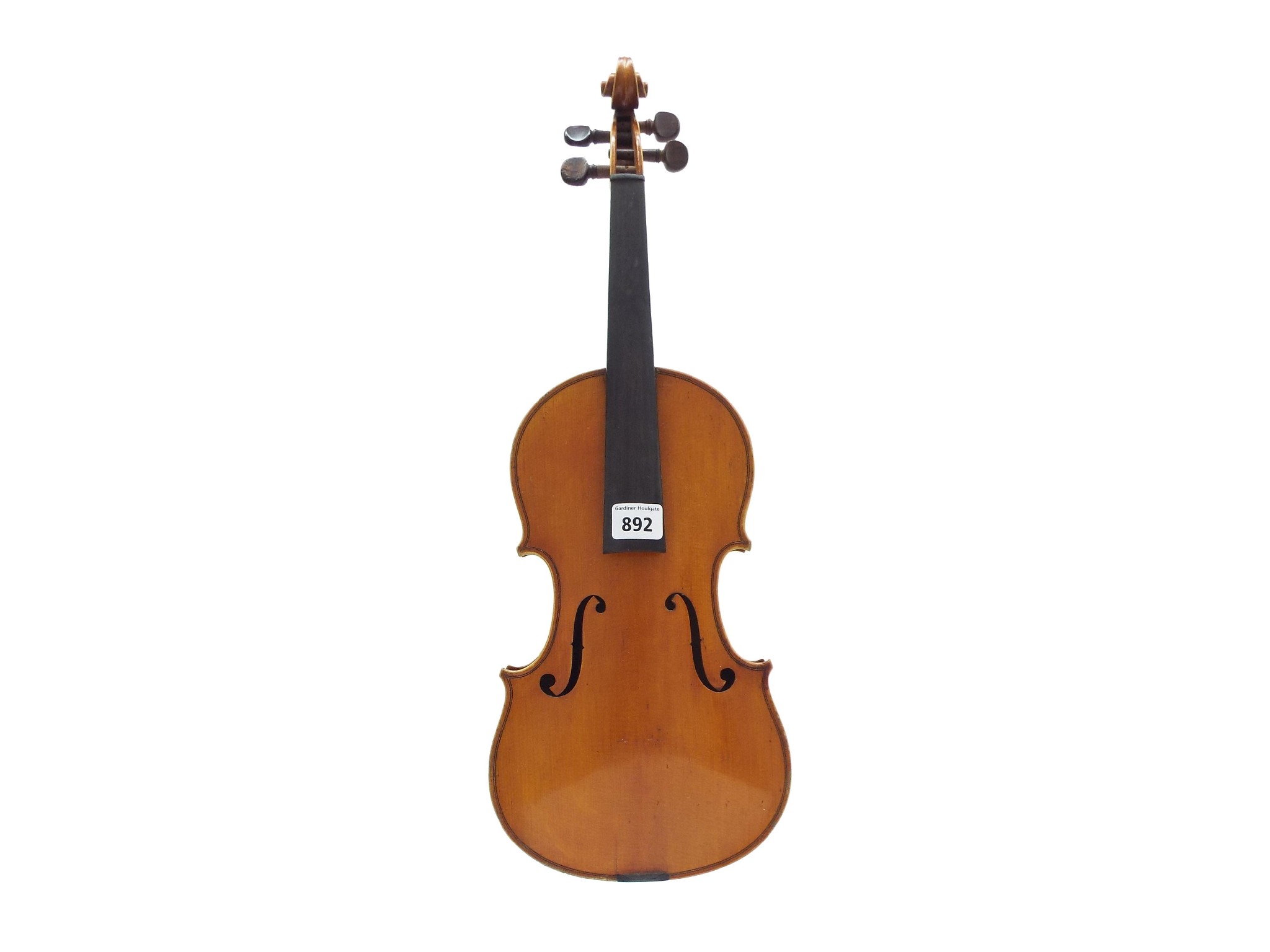 Appraisal: Good French three-quarter size violin by and labelled Le Petit