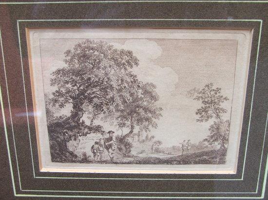 Appraisal: AFTER PAUL SANDBY - Figures in a landscape two etchings