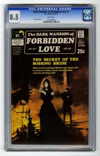 Appraisal: Dark Mansion of Forbidden Love CGC Click for full description