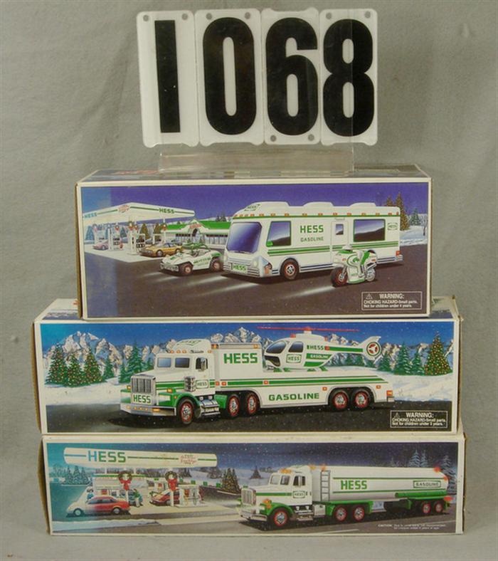 Appraisal: Lot of Hess Vehicles and all mint in the original