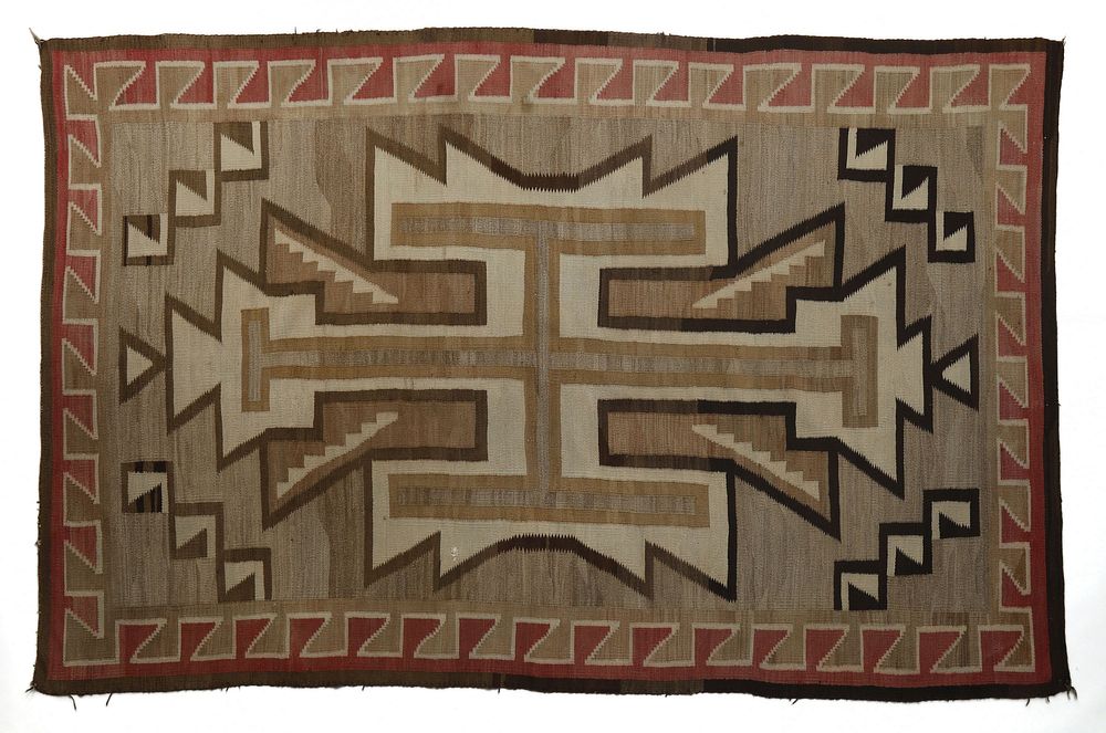 Appraisal: Navajo Crystal Area Rug ca Navajo Crystal Area Rug ca