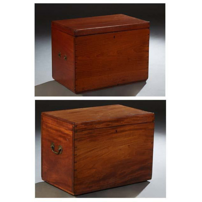 Appraisal: Near Pair of Cedar Chests early th c one with