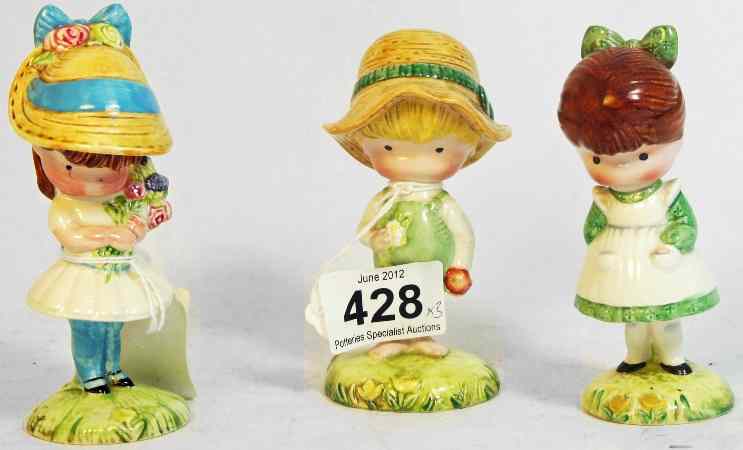 Appraisal: Beswick Joan Walsh Angland Figures Angland Boy Angland Girl and