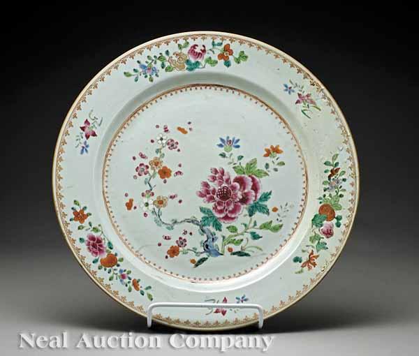 Appraisal: A Group of Chinese Export Porcelain comprising a platter late