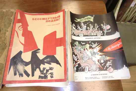 Appraisal: An album of thirty two Russian World War II propaganda