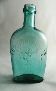 Appraisal: Flask 'For Pike's Peak' Flask- 'For Pike's Peak'- prospector to