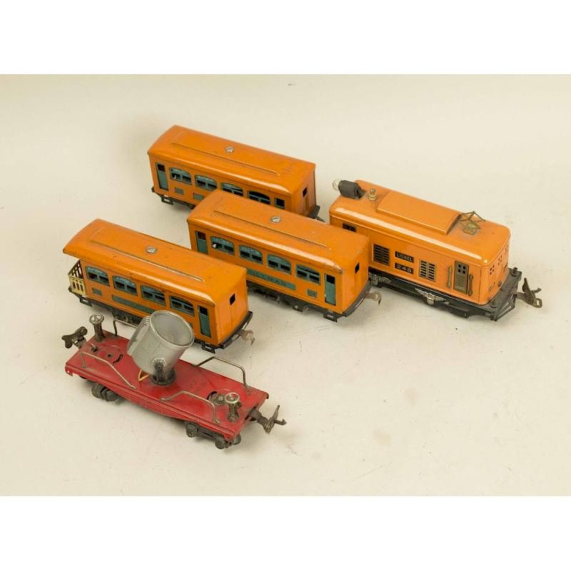 Appraisal: Lionel Gauge Train Set Lionel O gauge train set comprising