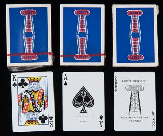 Appraisal: Three Blue Original Jerry s Nugget Casino Playing Card Decks