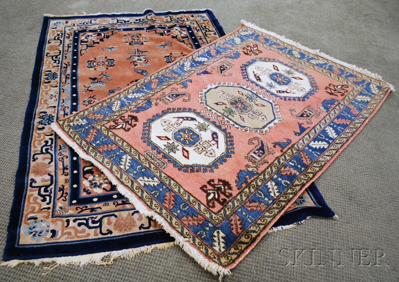 Appraisal: Two Oriental Rugs th century Chinese ft in x ft