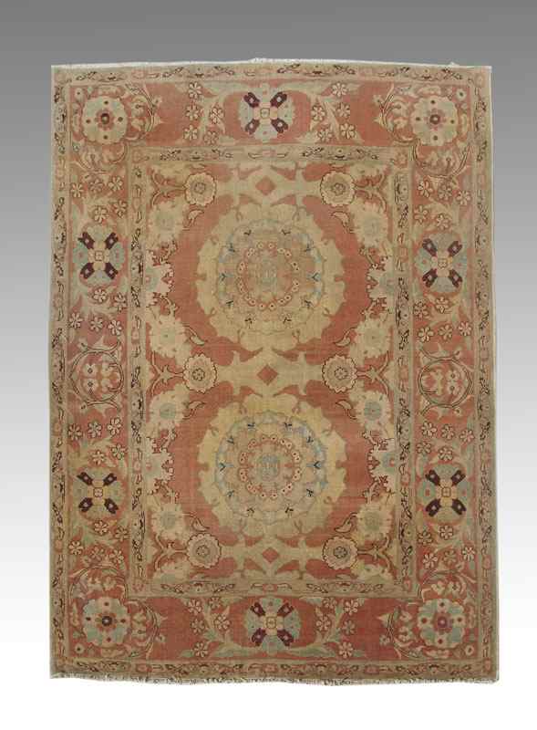 Appraisal: MODERN TURKISH HAND KNOTTED WOOL RUG ' '' x '