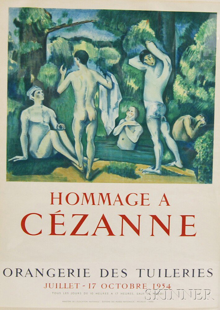 Appraisal: After Paul C zanne French - Hommage a C zanne