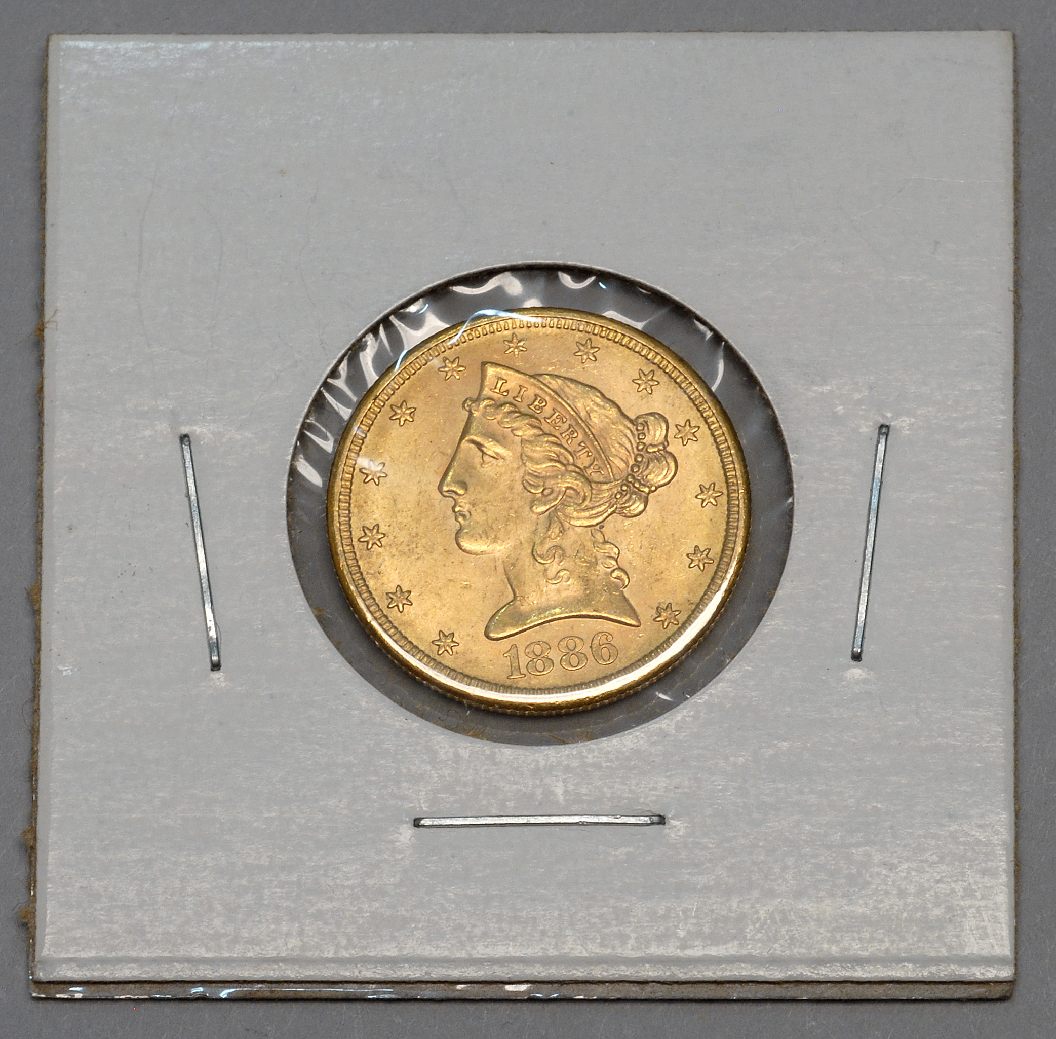 Appraisal: US -S HALF EAGLE GOLD PIECE EF-