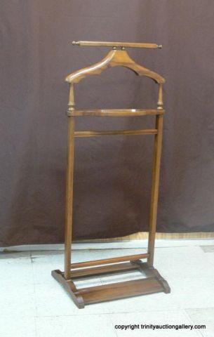 Appraisal: Vintage Wood Gentleman's Valet tall