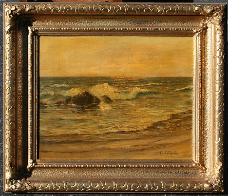 Appraisal: SUTTERLIN Charles H American th C Coastal Surf Seascape OIL