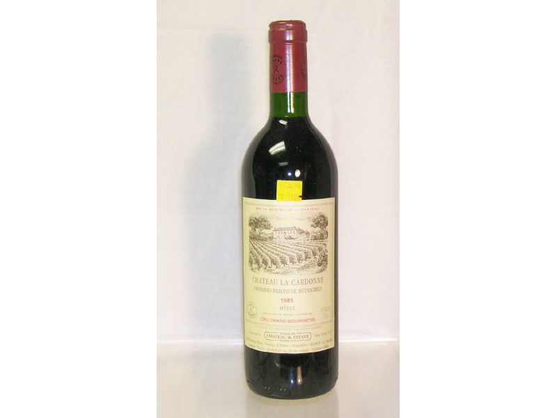 Appraisal: Chateau La Cardonne Domaines Barons De Rotshchild Vintage - bottle