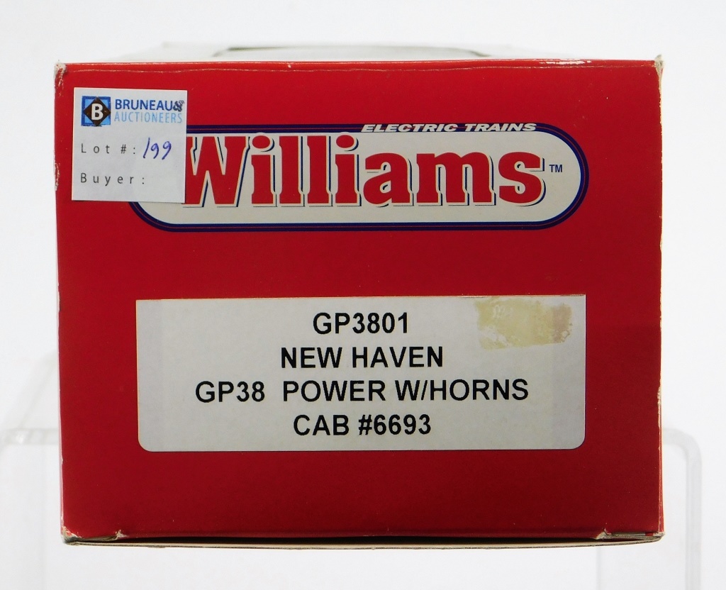 Appraisal: WILLIAMS NEW HAVEN GP POWER CAB ELECTRIC TRAIN United States