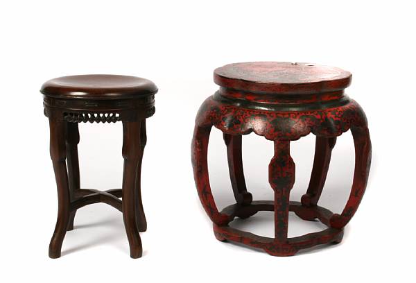 Appraisal: A pair of rectangular rosewood side tables together with a