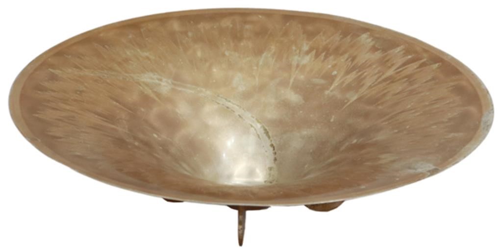 Appraisal: German Art Deco centerpiece bowl WMF Ikora Wurttembergische Metallwarenfabrik c