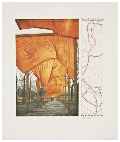 Appraisal: Christo b The Gates Project for Central Park New York