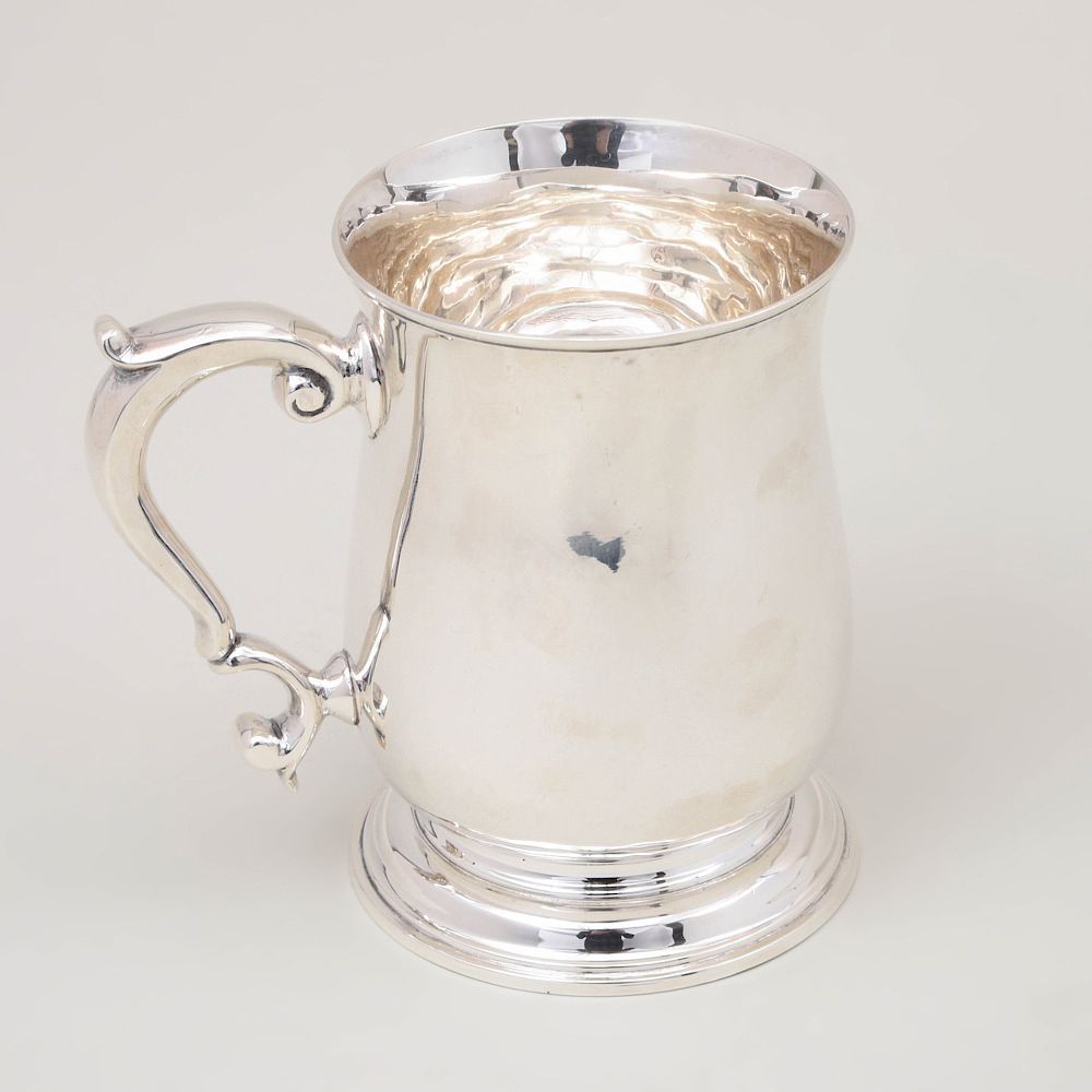 Appraisal: American Silver Mug Marked 'Sterling' in high oz approx weight