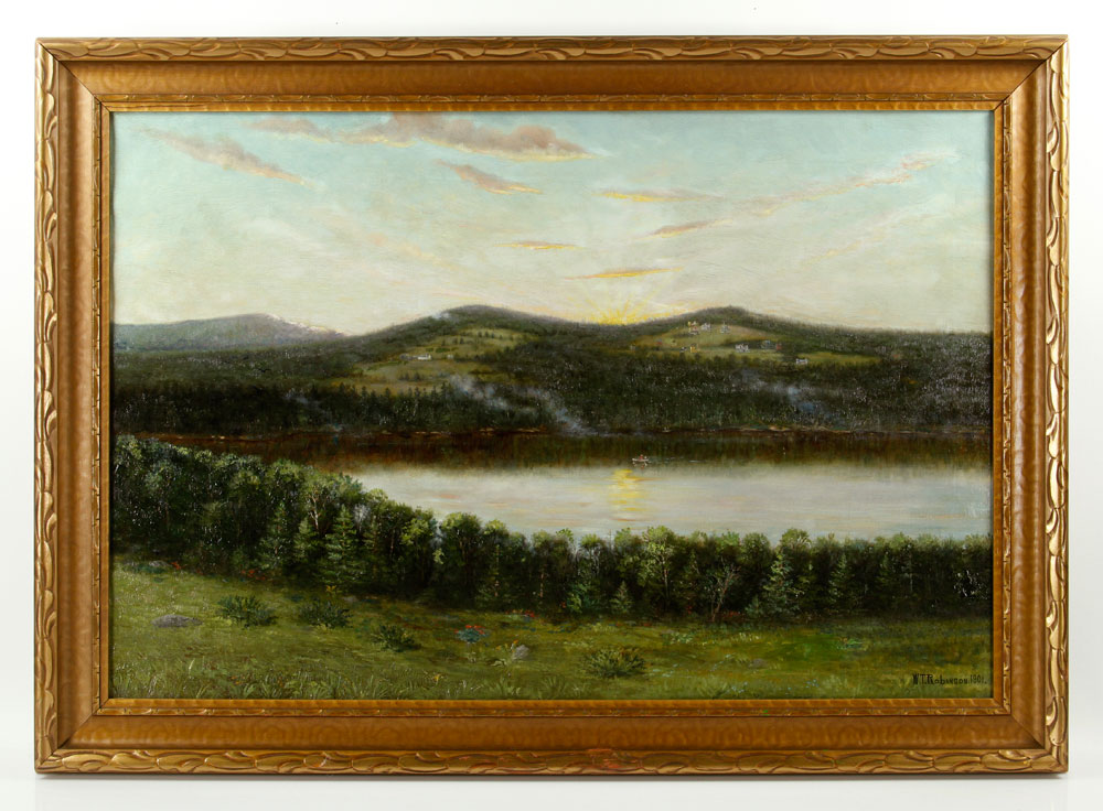 Appraisal: - Robinson Mountain Landscape O C William T Robinson American