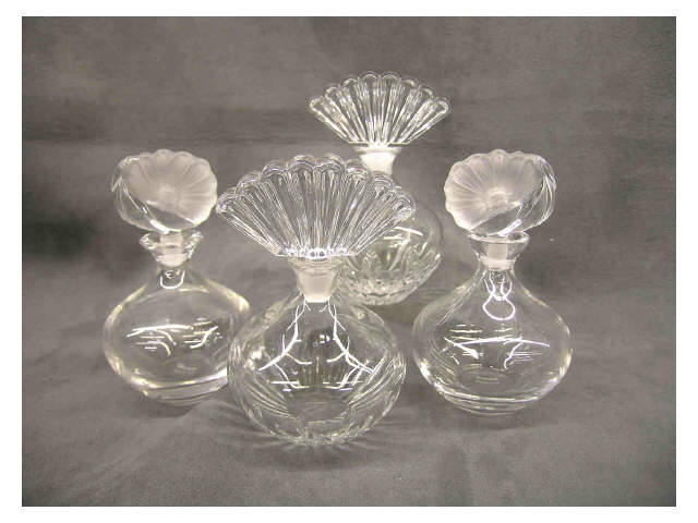 Appraisal: Two pair of signed Marquis by Waterford perfume bottles two