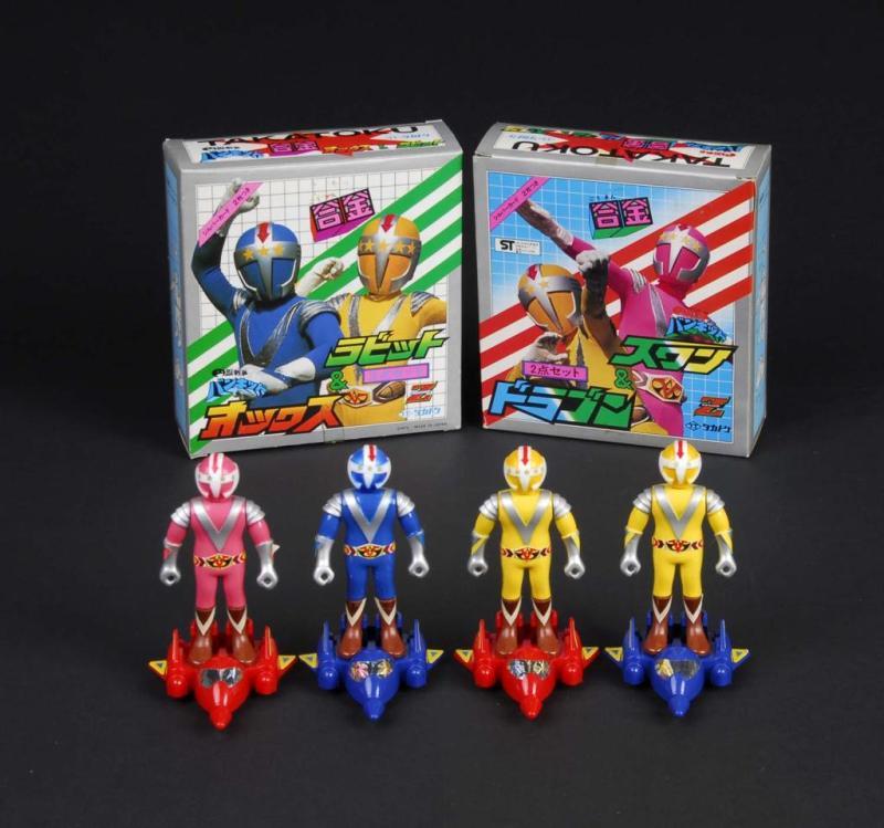 Appraisal: Lot of Gokin Bankid Toys Description Japanese Made by Takatoku