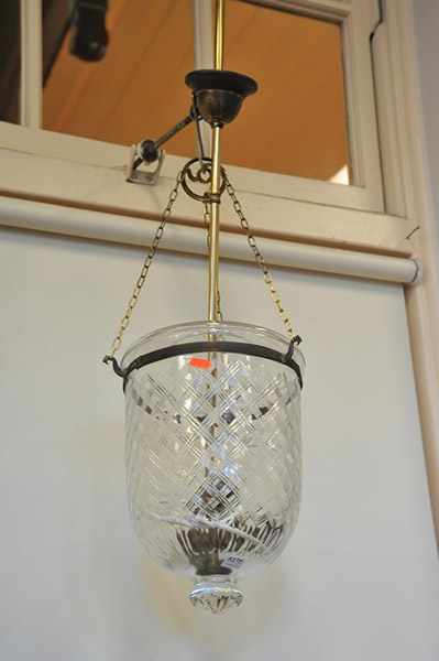 Appraisal: AN EARLY TH CENTURY HANGING LIGHT