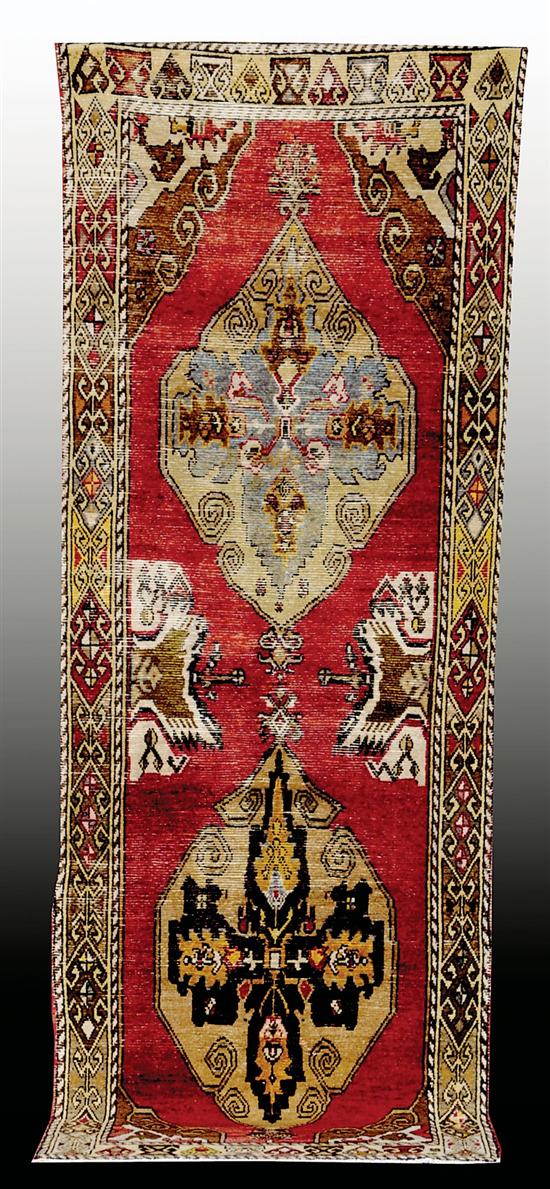 Appraisal: Turkish Oushak carpet circa s ' x '