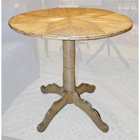 Appraisal: Rattan Table Estimate -