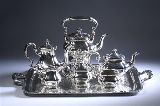 Appraisal: SEVEN-PIECE OLD FRIEND STERLING SILVER TEA AND COFFEE SERVICE first