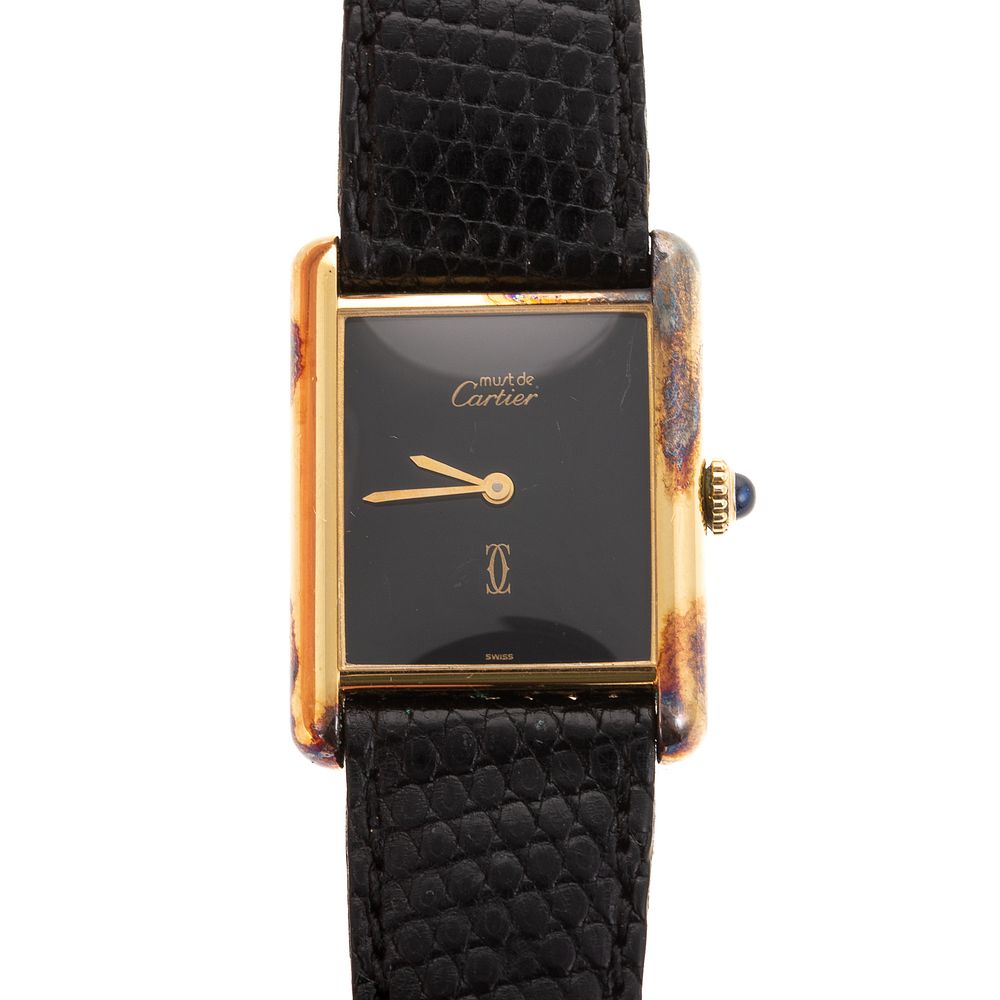 Appraisal: A s Cartier Tank Watch in Vermeil Cartier Tank watch