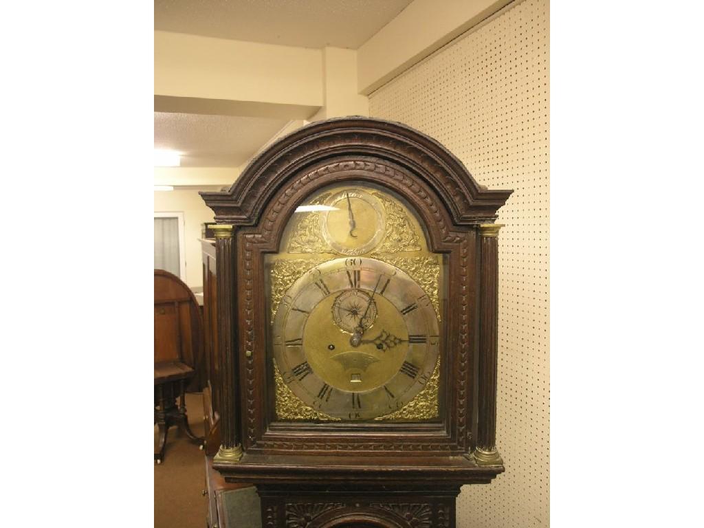 Appraisal: An -day longcase clock by Joseph Stevens Hampstead brass dial