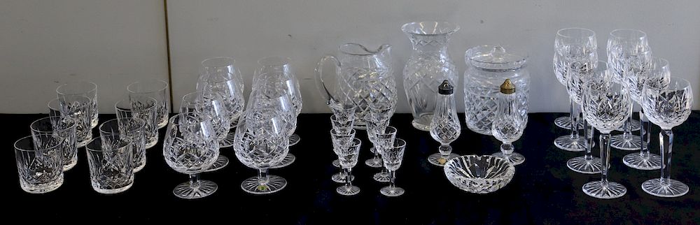 Appraisal: WATERFORD Large Lot Of Assorted Lismore Patten Cut Glass To