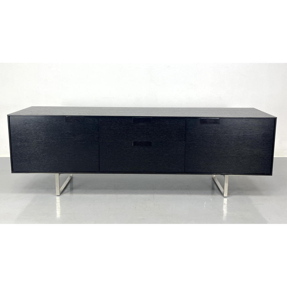 Appraisal: BLU DOT Series Sideboard Credenza Cabinet Unique handles Dimensions H