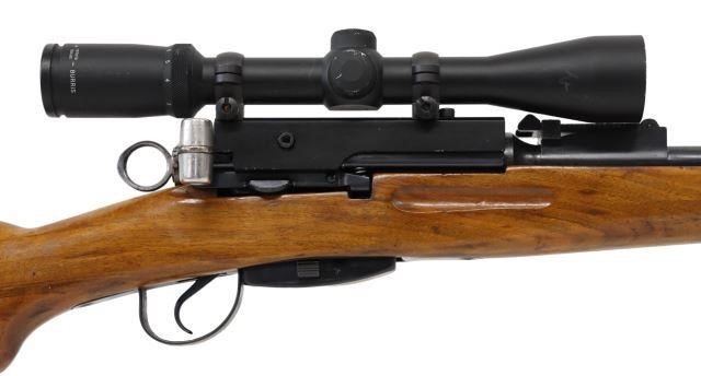 Appraisal: Sporterized Swiss Model K rifle x mm caliber straight pull