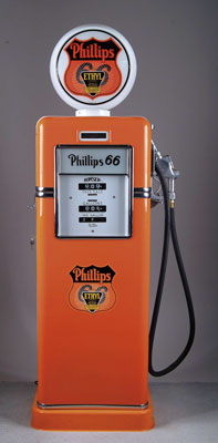 Appraisal: BOWSER ROL-WAY PHILLIPS GAS PUMP Includes reproduction globe hose and