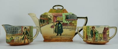 Appraisal: Royal Doulton Dickens seriesware teaset to include Tony Weller teapot