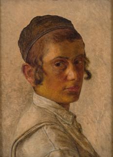 Appraisal: ISIDOR KAUFMANN AUSTRIAN-HUNGARIAN - Portrait of a Young Man oil