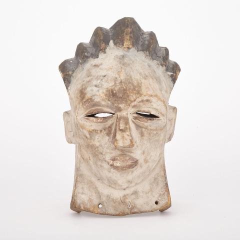 Appraisal: Carved and Painted Wood Mask Africa th century height cm