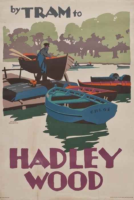 Appraisal: NEWBOULD Frank BY TRAIN TO HADLEY WOOD lithograph in colours