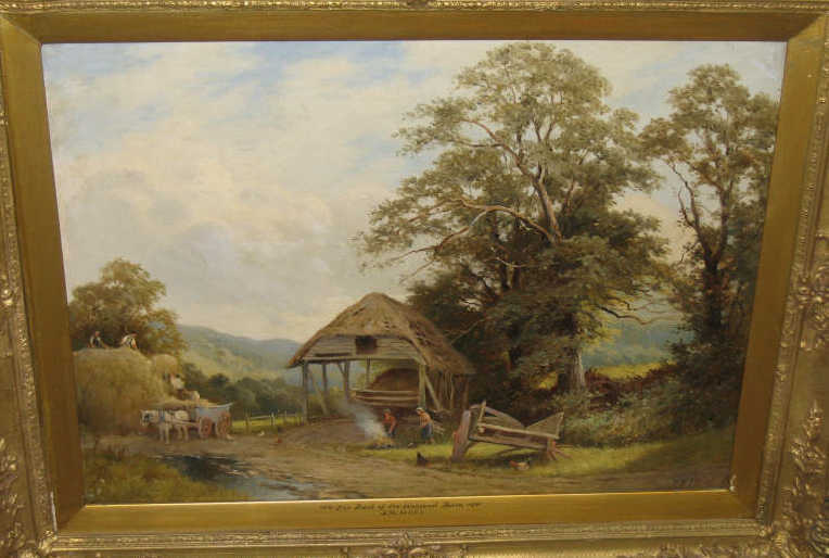 Appraisal: J B NOEL BRITISH THE BACK OF VINESEND FARM and