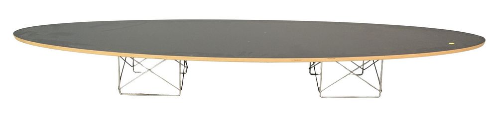 Appraisal: Charles and Ray Eames Surfboard Table for Herman Miller oval