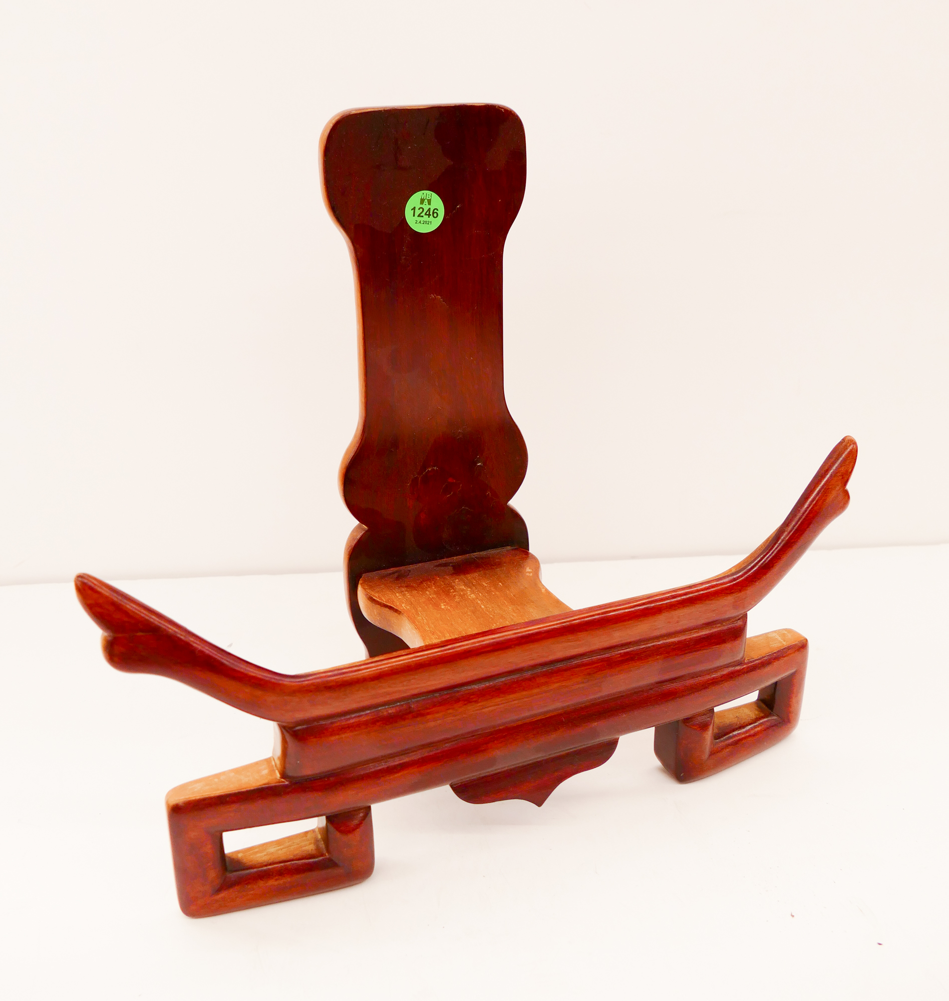 Appraisal: Chinese Rosewood Charger Stand- ''