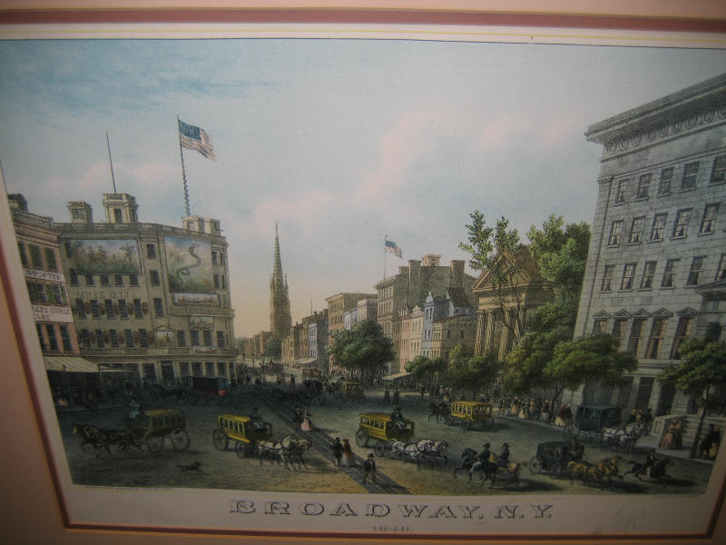 Appraisal: AMERICAN TH CENTURY Two hand colored prints depicting views of