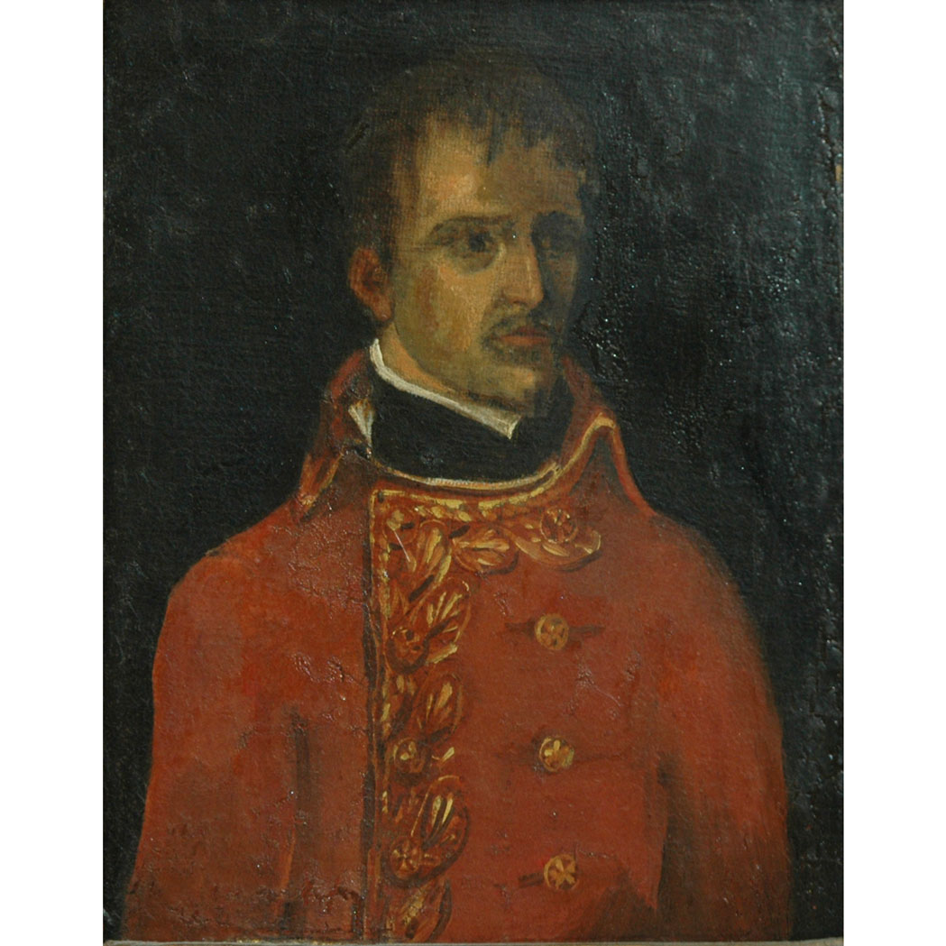 Appraisal: French School th Century Portrait of a Military Officer Oil